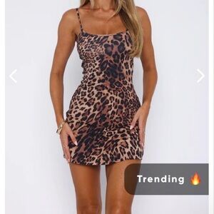 Leopard Print Mini Dress